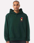 Happy Fat Man Hoodie - Forest